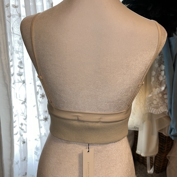 JONATHAN SIMKHAI STANDARD Lorenzo Cropped Denim Bra - Picture 4 of 6